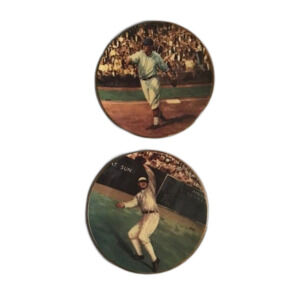 Bradford Exchange Mini Plates 3.5" Joe Jackson and Pie Traynor